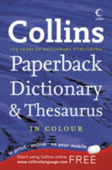 Picture of Collins Paperback Dictionary & Thesaurus in Colour