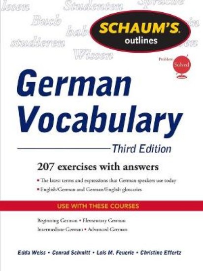 Picture of Schaum's Outline of German Vocabulary