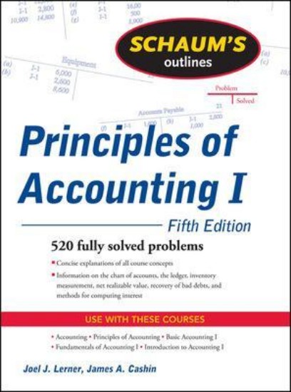 Picture of Schaum's Outline of Principles of Accounting I