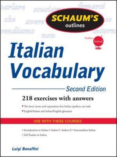 Picture of Schaum's Outline of Italian Vocabulary 2ed