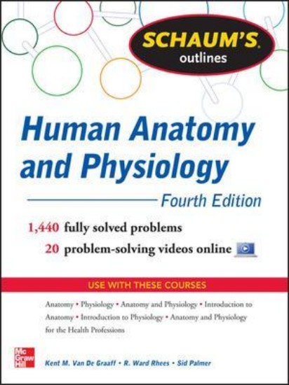 Picture of Schaum's Outline of Human Anatomy and Physiology: 1,440 Solved Problems + 20 Videos