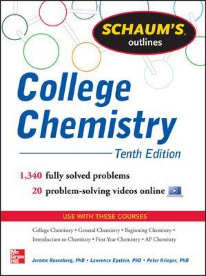 Picture of Schaum's Outline of College Chemistry: 1340 Solved Problems + 23 Videos