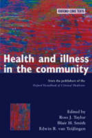 Picture of Health and Illness in the Community