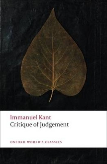Picture of Critique of Judgement