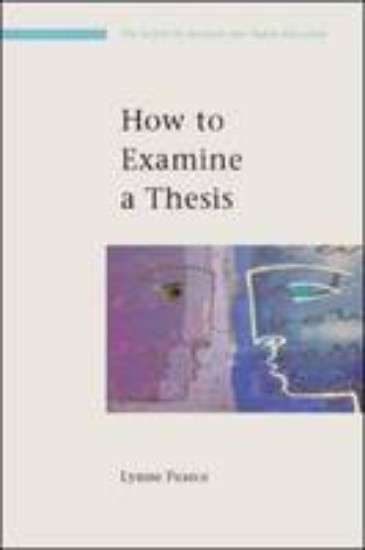 Picture of How to Examine a Thesis