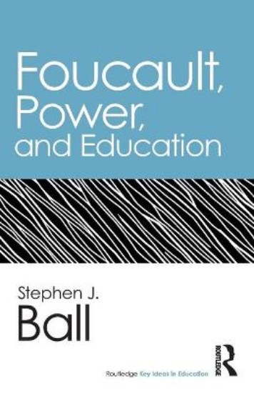 Picture of Foucault, Power, and Education