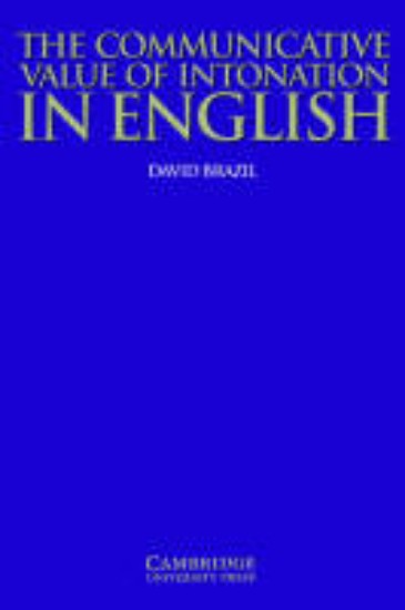 Picture of Communicative Value of Intonation in English