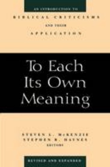 Picture of To Each its Own Meaning