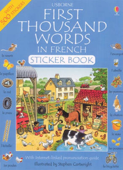 Picture of First Thousand Words in French (Sticker Book)