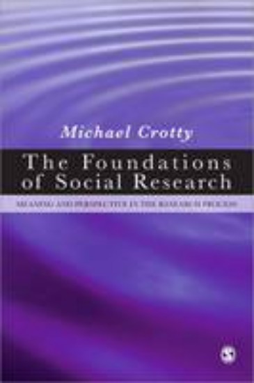 Picture of Foundations of Social Research:  Meaning and Perspective in the Research Process