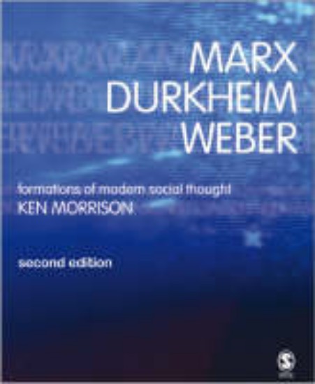 Picture of Marx Durkheim Weber