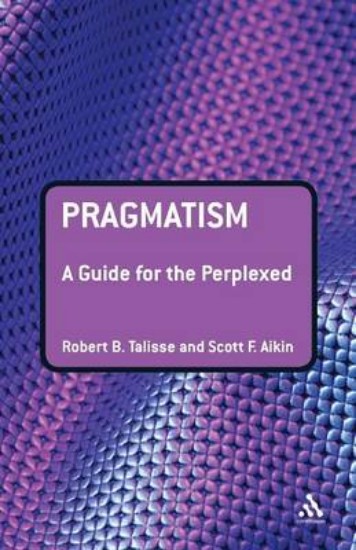 Picture of Pragmatism: Guide For The Perplexed