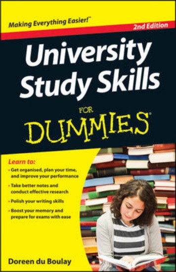Picture of University Study Skills For Dummies
