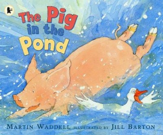 Picture of PIG IN THE POND