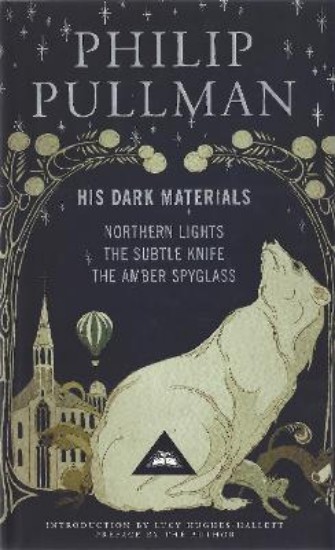 Picture of His Dark Materials: "Northern Lights", "The Subtle Knife", "The Amber Spyglass"