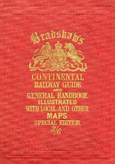 Picture of Bradshaw's Continental Railway Guide