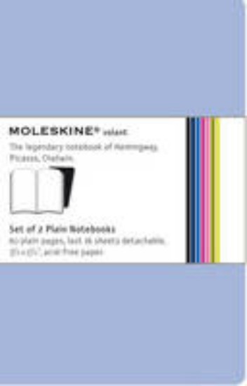 Picture of Moleskine Volant Pocket Plain Blue (2 Set)