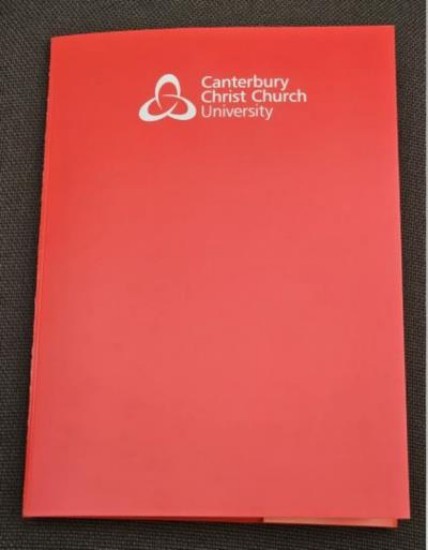 Picture of University Conference Folder Red