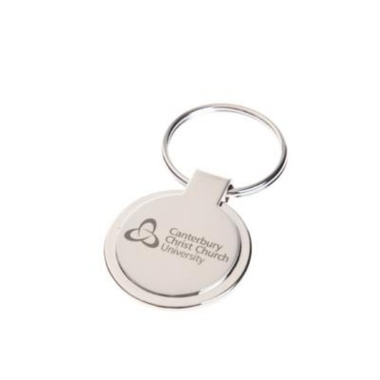 Picture of University Key Fob Engraved Silver