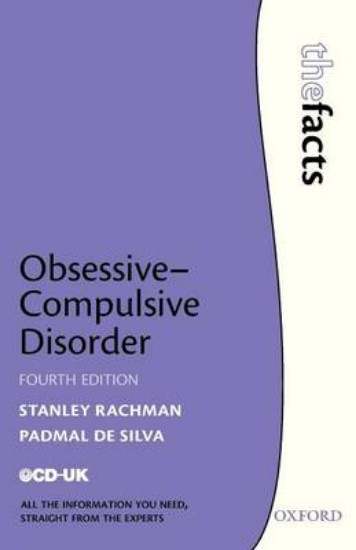 Picture of Obsessive-Compulsive Disorder - the Facts 3ed