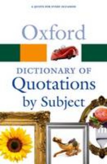 Picture of Oxford Dictionary of Quotations by Subject 2ed
