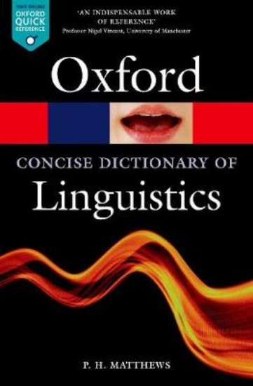 Picture of Concise Oxford Dictionary of Linguistics 3ed