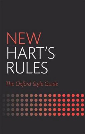 Picture of New Hart's Rules: The Oxford Style Guide