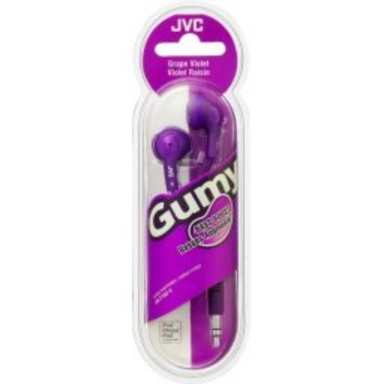 Picture of JVC Gumy Bass Boost Earphones - Grape Violet