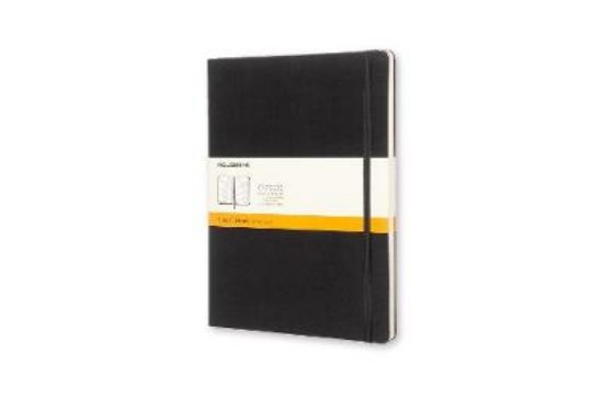 Picture of Moleskine Extra Large Ruled Notebook Hard Black
