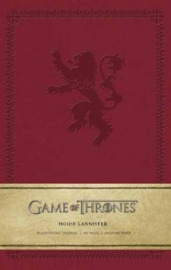 Picture of Game of Thrones: House Lannister Ruled Pocket Journal