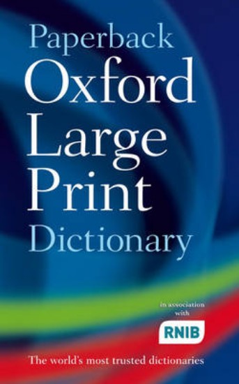 Picture of Oxford Large Print Dictionary 2e