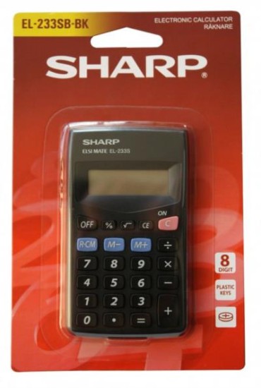 Picture of Sharp EL-233SB Basic Calculator