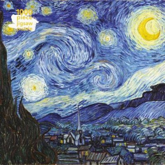 Picture of Adult Jigsaw Puzzle Van Gogh: Starry Night: 1000-piece Jigsaw Puzzles