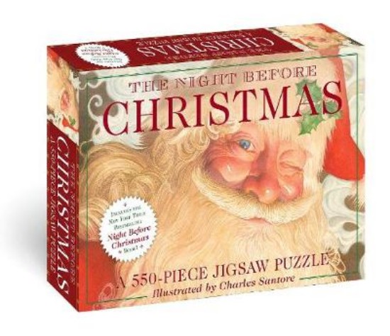Picture of The Night Before Christmas: 550-Piece Jigsaw Puzzle & Book: A 550-Piece Family Jigsaw Puzzle Featuring The Night Before Christmas!