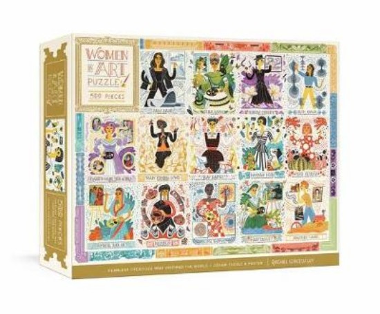 Picture of Women in Art Puzzle: Fearless Creatives Who Inspired the World 500-Piece Jigsaw Puzzle and Poster: Jigsaw Puzzles for Adults and Jigsaw Puzzles for Kids