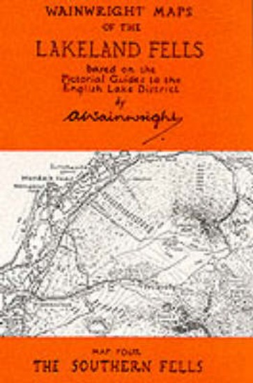 Picture of Wainwright Maps of the Lakeland Fells: Map 4: Southern Fells
