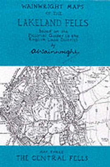 Picture of Wainwright Maps of the Lakeland Fells: Map 3: The Central Fells