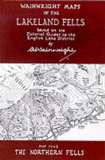 Picture of Wainwright Maps of the Lakeland Fells: Map 5: The Northern Fells