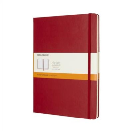 Picture of Moleskine Scrlet Red X Lrg Ruld Ntbk Hrd