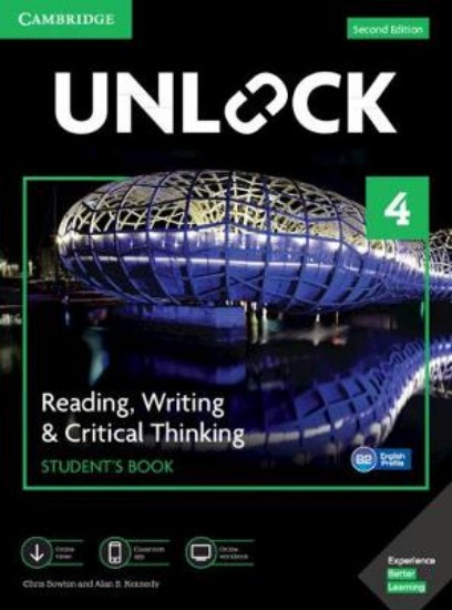 Picture of Unlock Level 4 Reading, Writing, & Critical Thinking Student's Book, Mob App and Online Workbook w/ Downloadable Video