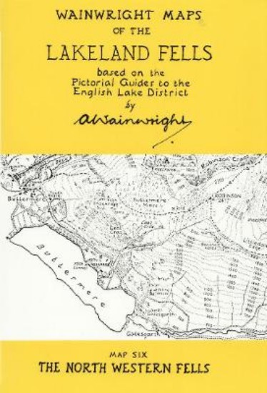 Picture of Wainwright Maps of the Lakeland Fells: Map 6: North Western Fells