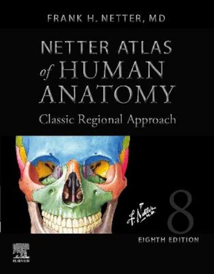 Picture of Netter Atlas of Human Anatomy: Classic Regional Approach (hardcover): Professional Edition with NetterReference.com Downloadable Image Bank 8ed
