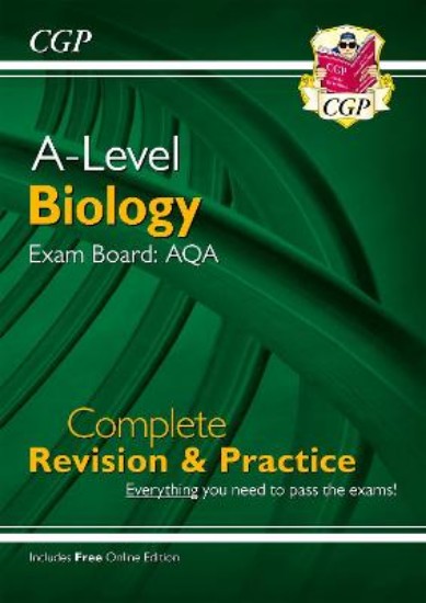 Picture of A-Level Biology: AQA Year 1 & 2 Complete Revision & Practice with Online Edition
