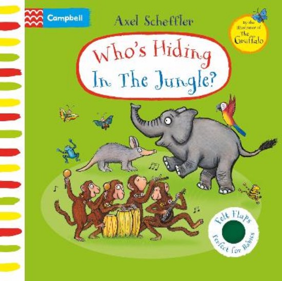 Picture of Who's Hiding In The Jungle?: A Felt Flaps Book