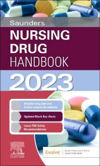 Picture of Saunders Nursing Drug Handbook 2023