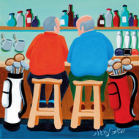 Picture of Greetings Card: The 19th Hole