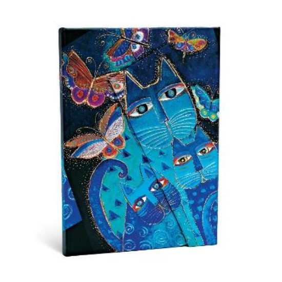 Picture of Blue Cats & Butterflies Lined Journal