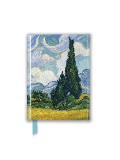 Picture of Vincent Van Gogh: Wheat Field with Cypresses (A6 Pocket Notebook)