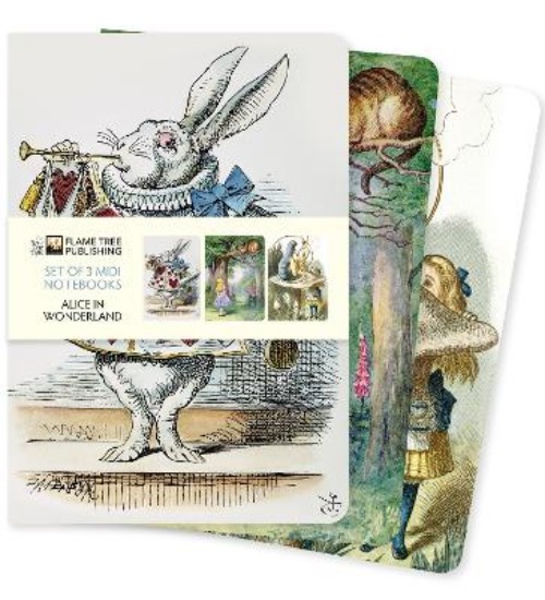 Picture of Alice in Wonderland Set of 3 Midi Notebooks