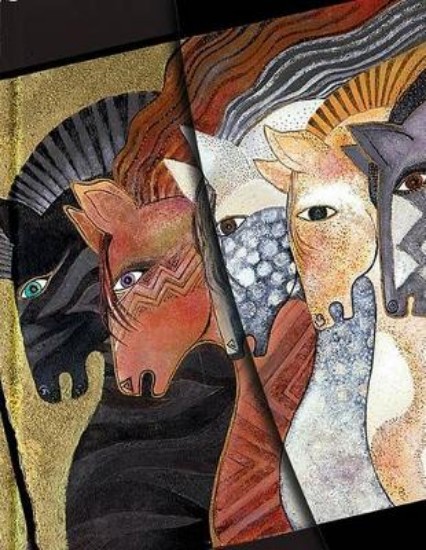 Picture of Moroccan Mares Lined Notebook